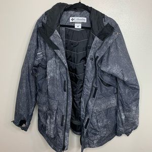 EUC COLUMBIA MENS OMNITECH PARKA SIZE MEDIUM